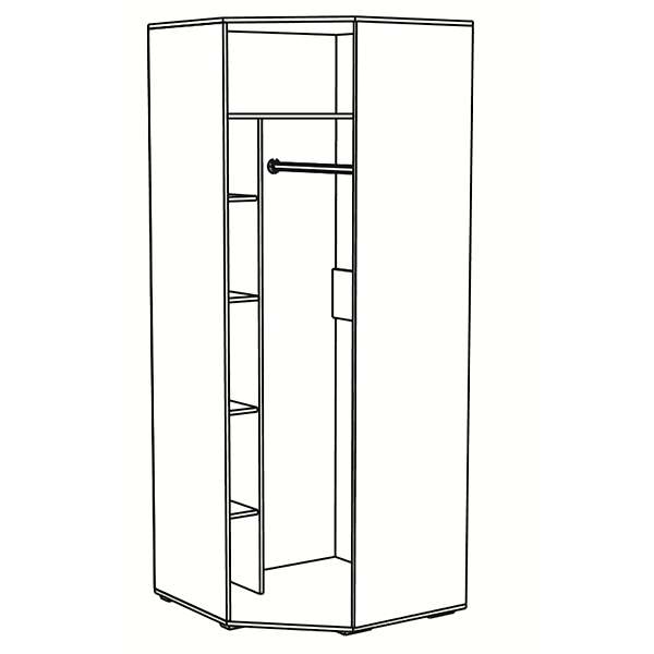 Купить шкаф угловой ричард рш-26 - 16 504 руб.