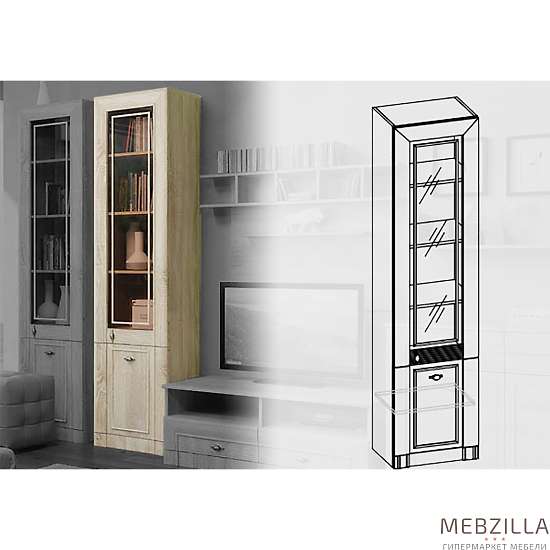 Купить шкаф для книг №7 мдк 4.12 - 6 913 ₽