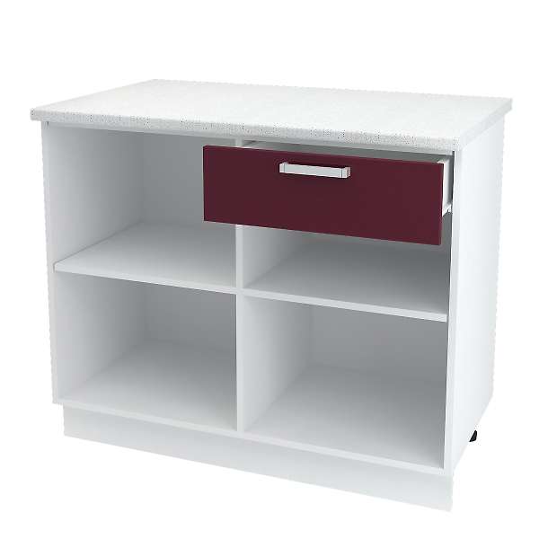 Купить шкаф напольный с одним ящиком бетон шн1я 1000 б/ст - 7 019 ₽