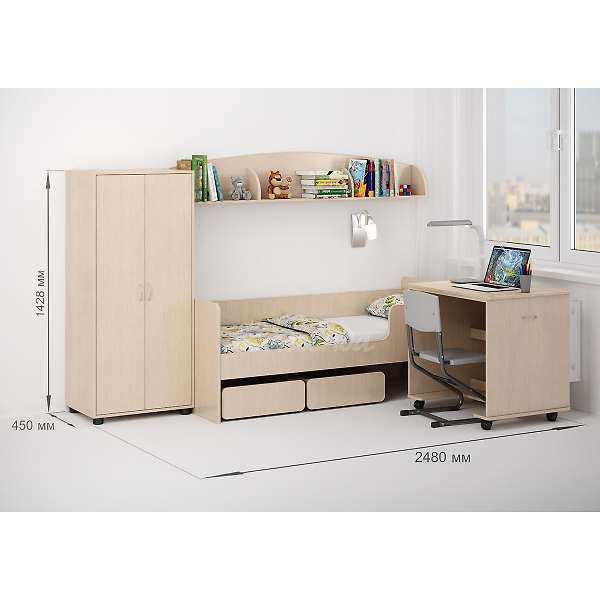 Купить детская стенка легенда №26 - 22 800 ₽