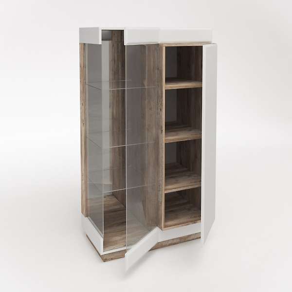 Купить шкаф с витриной роксет кмк 0554.3(4) - 24 596 руб.