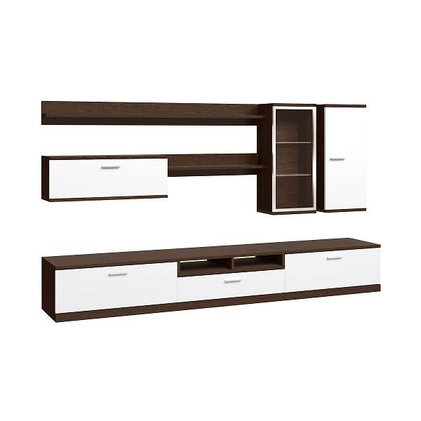 Купить шкаф настенный со стеклом домино дм-32 - 6 880 ₽