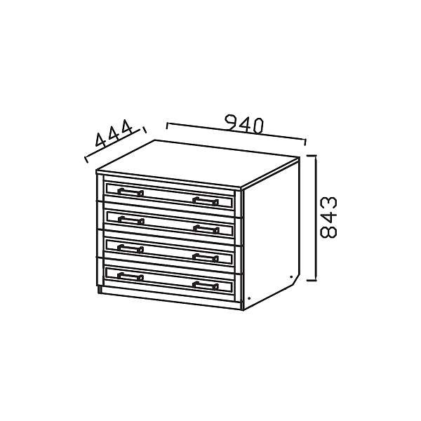 Купить комод ивушка-10 прованс - 18 110 руб.