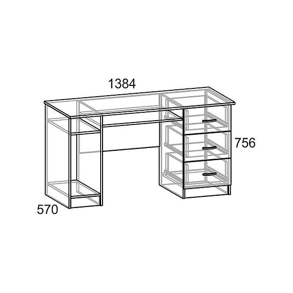 Купить компьютерный стол пкс-4 стандарт - 6 004 руб.
