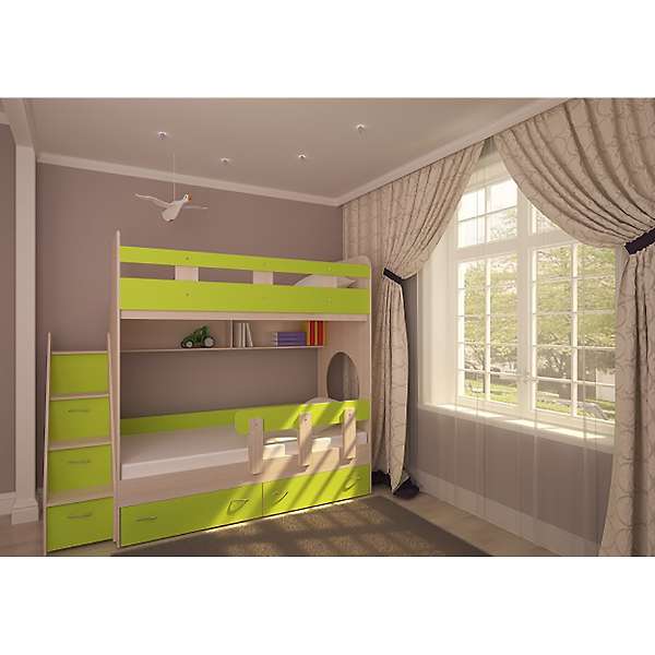 Купить кровать двухъярусная юниор 1 - 34 160 ₽