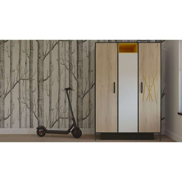 Купить шкаф трехстворчатый с зеркалом алекса - 32 130 руб.