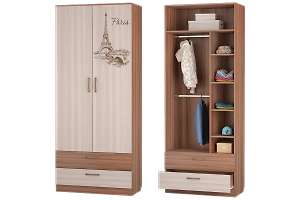 Шкаф для одежды с ящиками Вояж