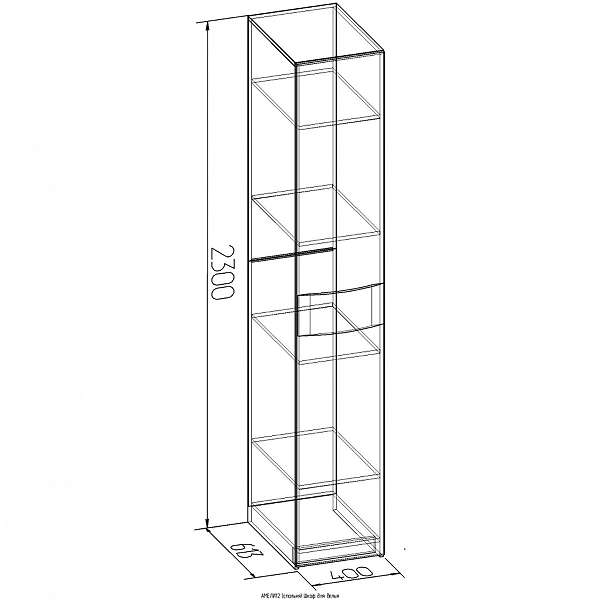 Купить шкаф для белья 12 амели - 9 653 ₽