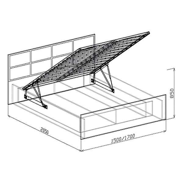 Купить кровать 1,4 палермо - 15 547 руб.