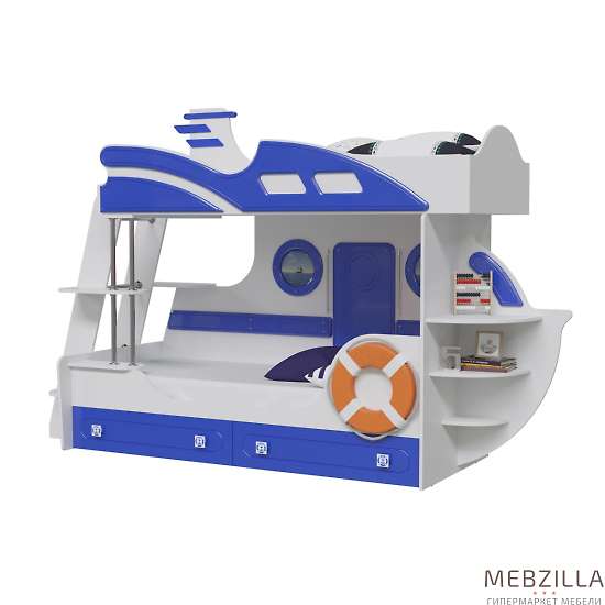 Купить кровать парус двухъярусная яхта-2 - 36 525 руб.