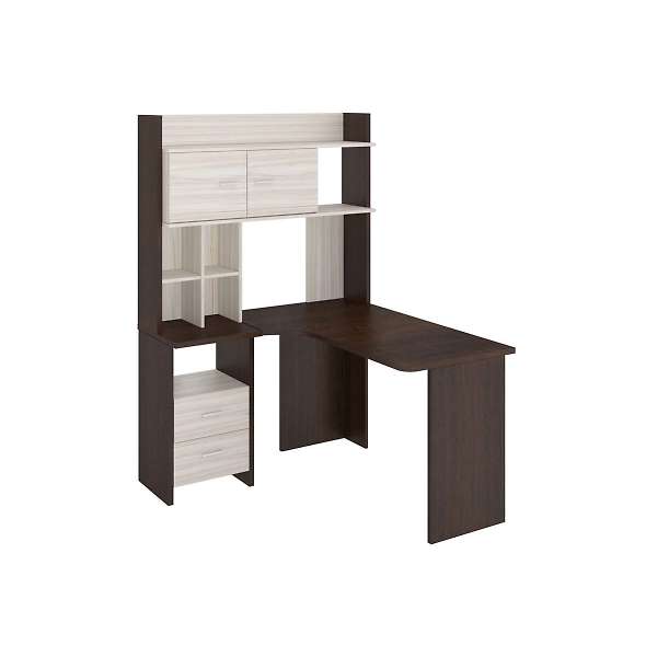 Купить стол компьютерный с надставкой нклх-120 домино lite скл-угл130 - 18 990 ₽