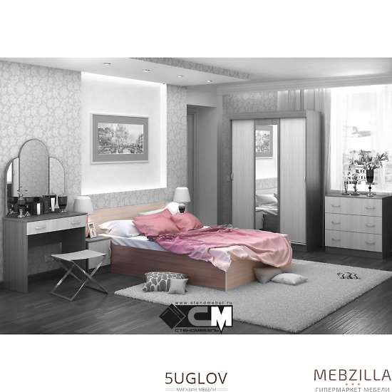 Купить двуспальная кровать кр558 бася - 8 759 ₽