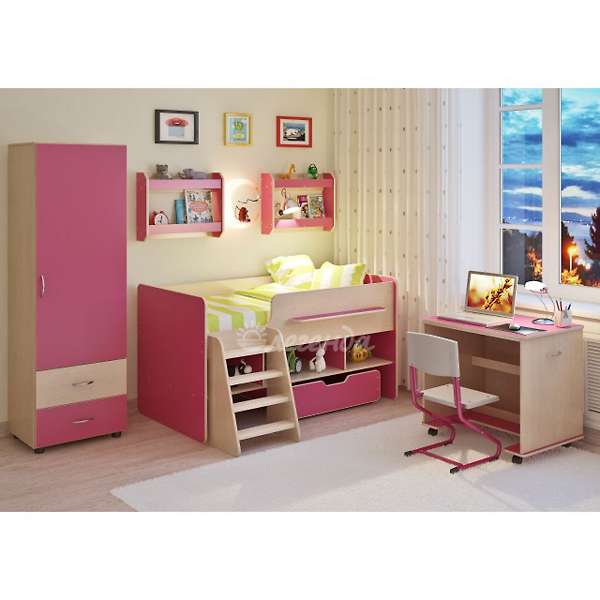 Купить детская стенка легенда №11 с полками - 32 260 ₽