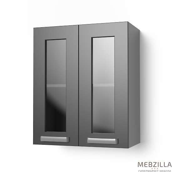 Купить шкаф навесной со стеклом 600 танго 6вс - 5 488 ₽