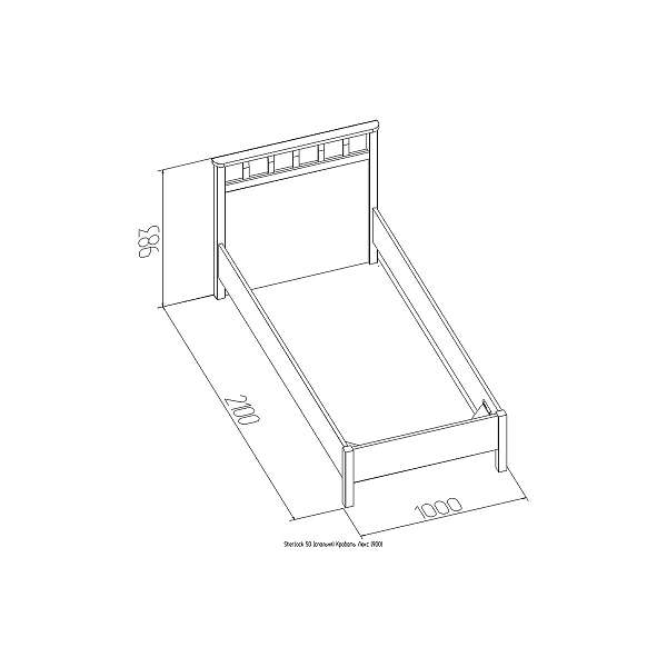 Купить кровать-люкс 50 sherlock - 7 946 руб.