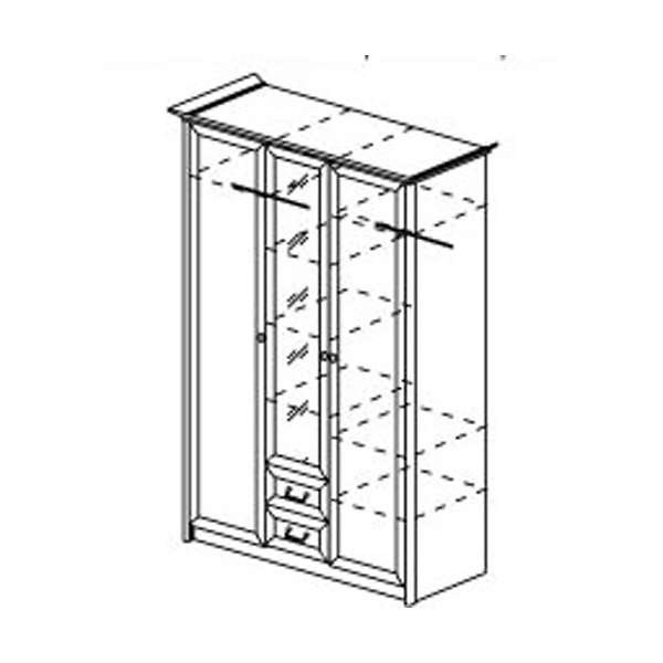Купить шкаф трехдверный янна ян-05 - 29 311 руб.