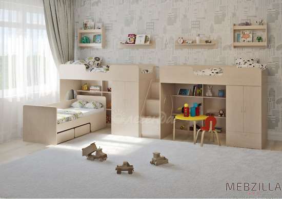 Купить кровать трехъярусная легенда 3.15 - 53 610 ₽