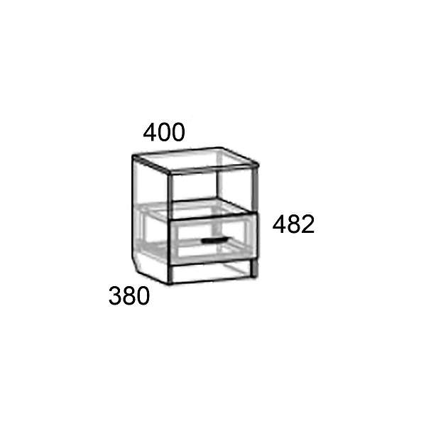 Купить тумба 1 ящик св-11 светлана лдсп стандарт - 2 812 руб.