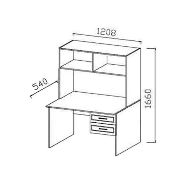 Купить стол письменный (универсальный) гип-8 юниор - 16 820 руб.