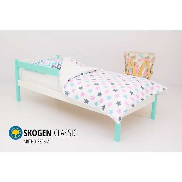 Купить кровать svogen classic мятно-белый - 7 890 руб.