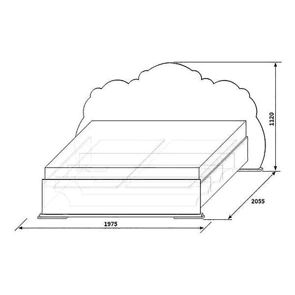 Купить кровать жемчужина 1600 кмк 0380.2 - 35 350 руб.