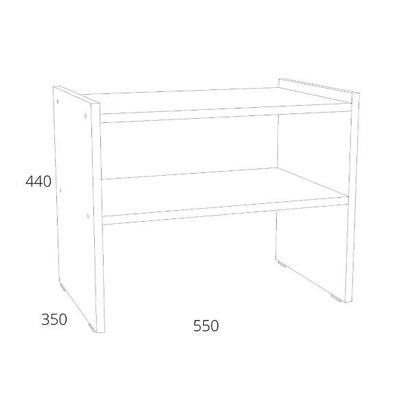 Купить тумба для обуви симпл нм 013.21 - 1 199 руб.