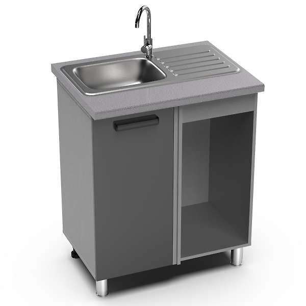 Купить шкаф напольный мойка угловой крафт шнум 1000 - 4 241 руб.
