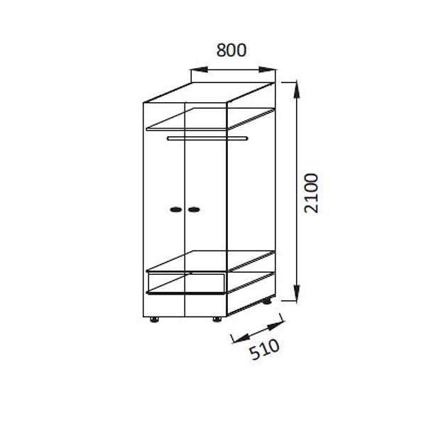 Купить шкаф юниор-6 пм-2 - 17 710 руб.