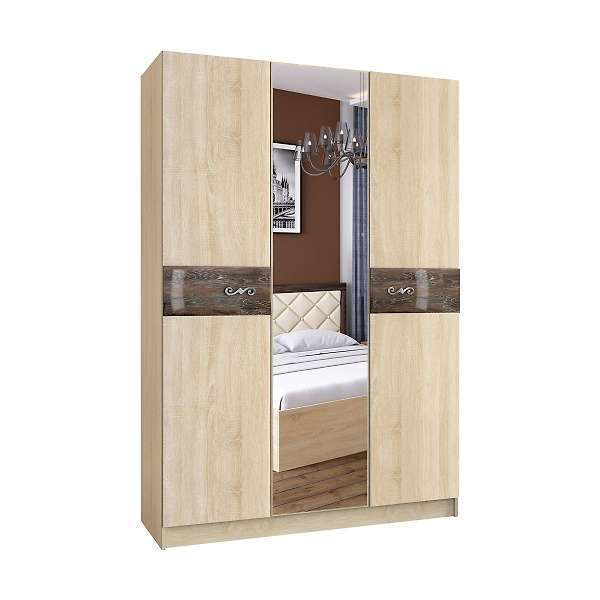 Купить шкаф трехдверный мадлен - 17 215 руб.