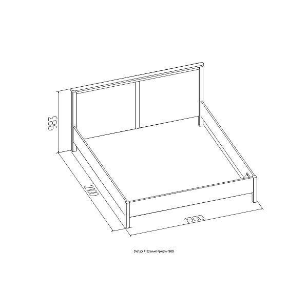 Купить кровать 41 sherlock - 9 904 руб.