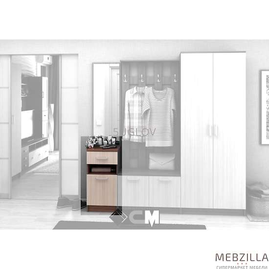 Купить тумба с ящиком лдсп машенька тб 201 - 2 878 ₽