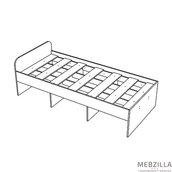 Купить кровать односпальная ярофф - 10 450 ₽