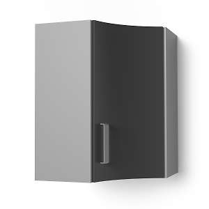Шкаф навесной угловой 550х550 угол радиусный Танго УВР