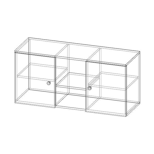 Купить антресоль с 2 дверьми соло сл-60 - 5 700 ₽