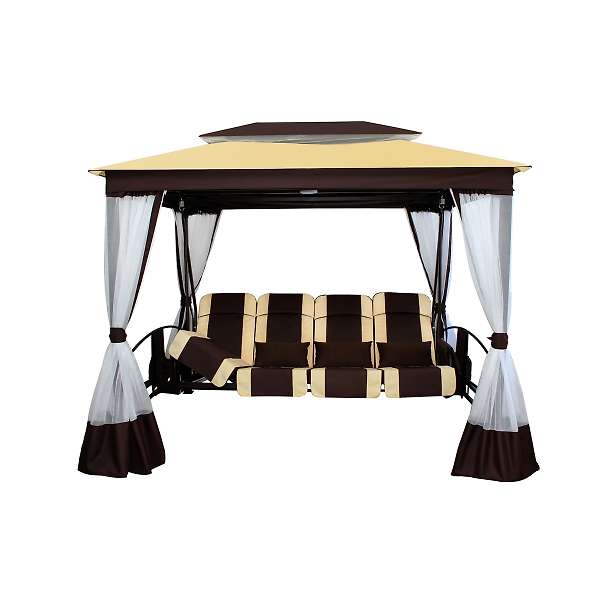 Купить качели-беседка садовые люкс - 63 240 ₽