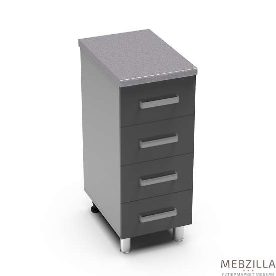 Купить рабочий стол 400 с 4 ящиками танго 4р4 - 6 672 ₽