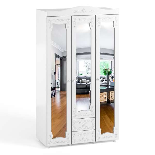 Купить шкаф трехдверный италия ит-58 - 28 719 руб.