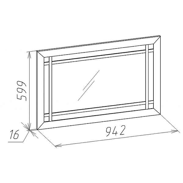 Купить зеркало навесное 7 sherlock - 4 618 ₽