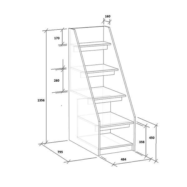 Купить лестница угловая лу-10 - 8 990 ₽