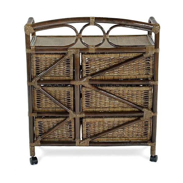 Купить комод с плетеными ящиками 19/08 - 17 981 ₽