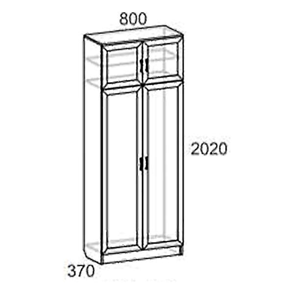 Купить шкаф двухдверный мр-50 машенька (рамка) - 7 904 руб.