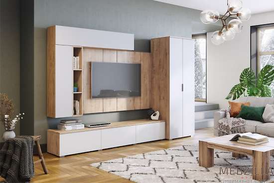 Купить гостиная модульная сканди. комплект 1, белый - 55 665 руб.