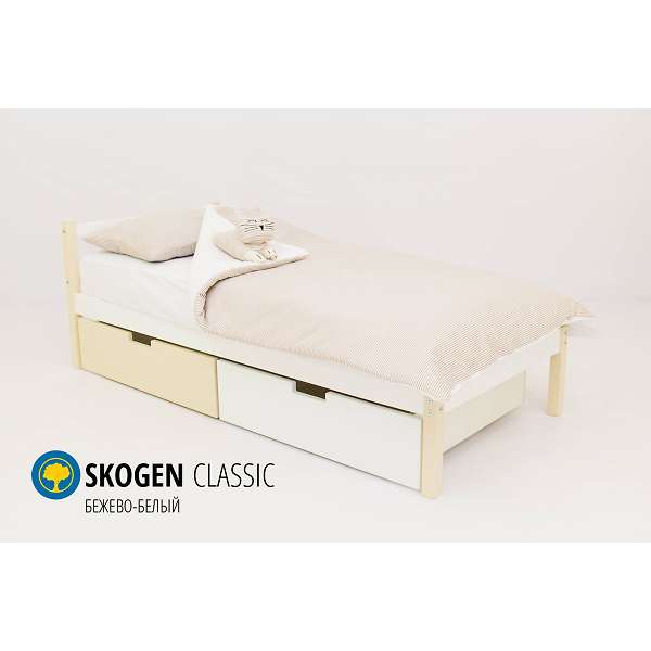 Купить кровать svogen classic бежево-белый - 7 890 руб.