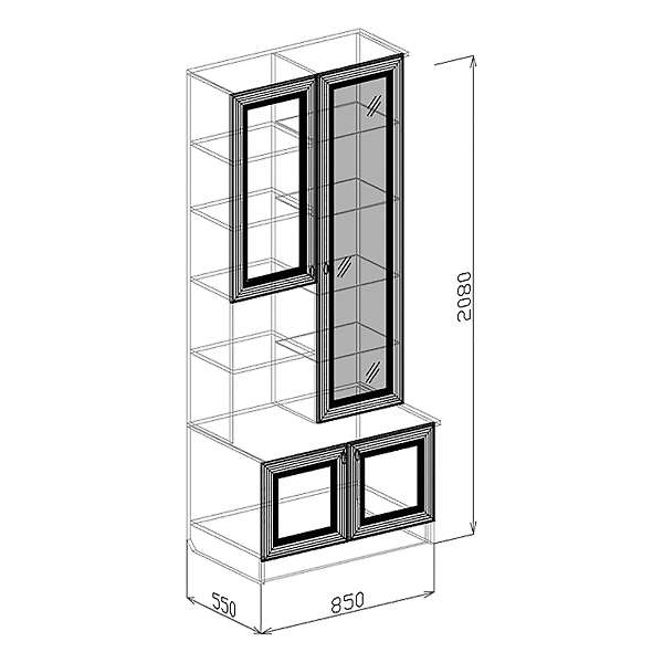 Купить шкаф комби 6 диана люкс - 13 288 руб.