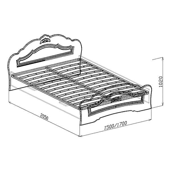 Купить кровать №1 1,6 корона - 18 869 ₽