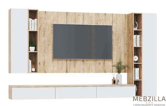 Купить гостиная модульная сканди. комплект 2, белый - 40 814 руб.