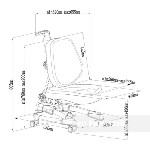 Купить подростковое кресло для дома fundesk buono - 17 900 ₽