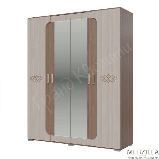 Купить шкаф 4-х дверный 1600 пальмира 4-4821 - 24 120 руб.