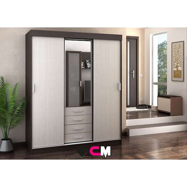 Купить шкаф-купе трехдверный лдсп лидер-3м - 21 259 ₽