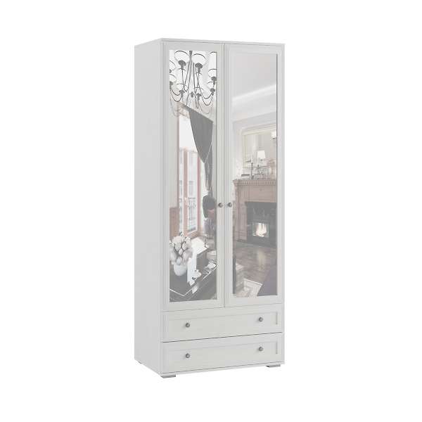 Купить шкаф двухстворчатый с зеркалом ричард рш-24 - 19 624 руб.